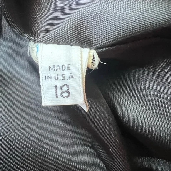 Larry Levine Black Trench Coat 100% Pure Wool - Picture 5 of 8